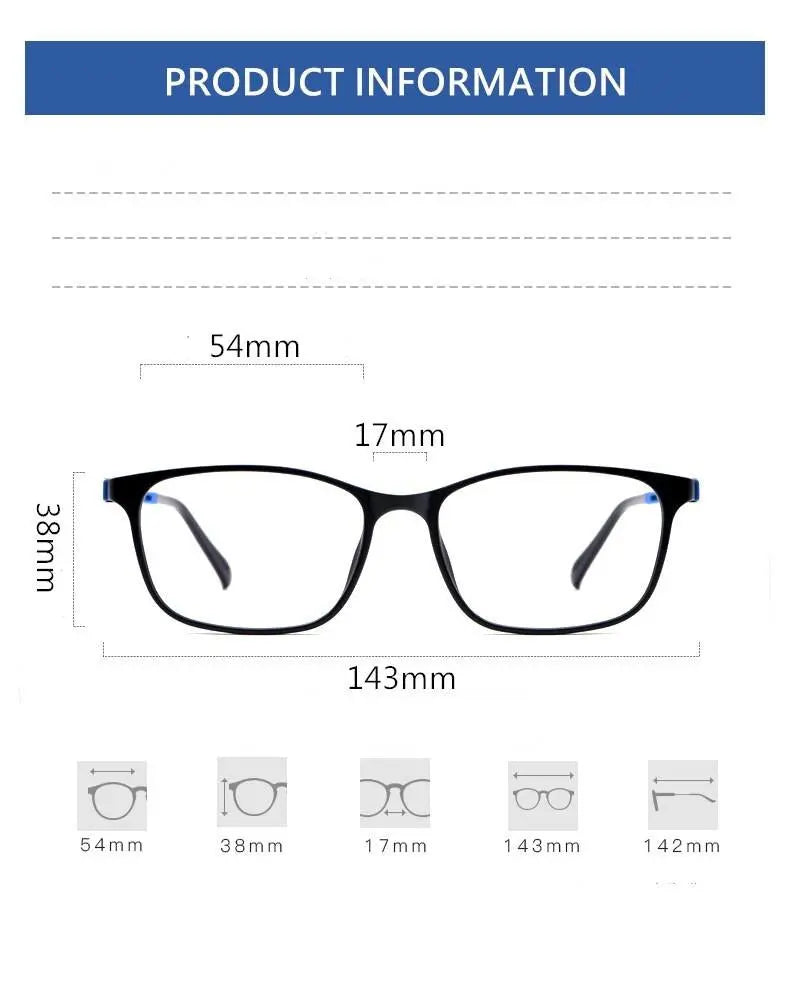 Unisex Full Rim Prescription Glasses 1939TR — view 11 | Rx Spectacle