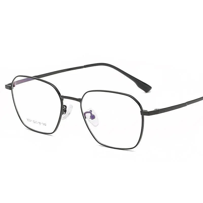 Unisex Square Full Rim Alloy Prescription Glasses 8001 — view 6 | Rx Spectacle