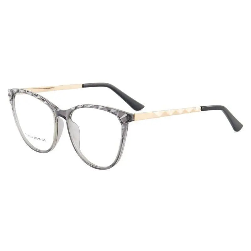 Women's Cat Eye Full Rim TR90 Prescription Glasses 7010 — view 7 | Rx Spectacle