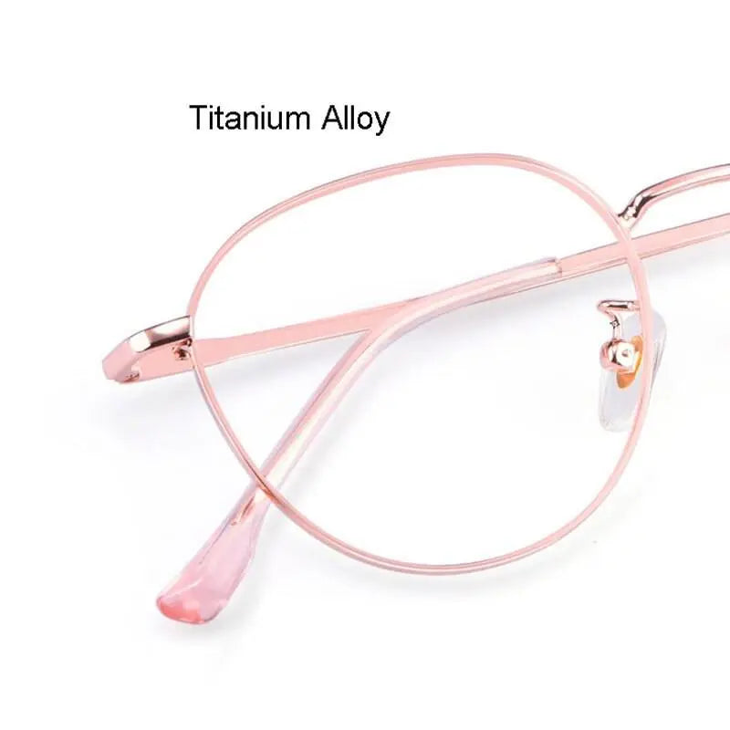 Unisex Polygon Full Rim Titanium Prescription Glasses 80047 — view 5 | Rx Spectacle