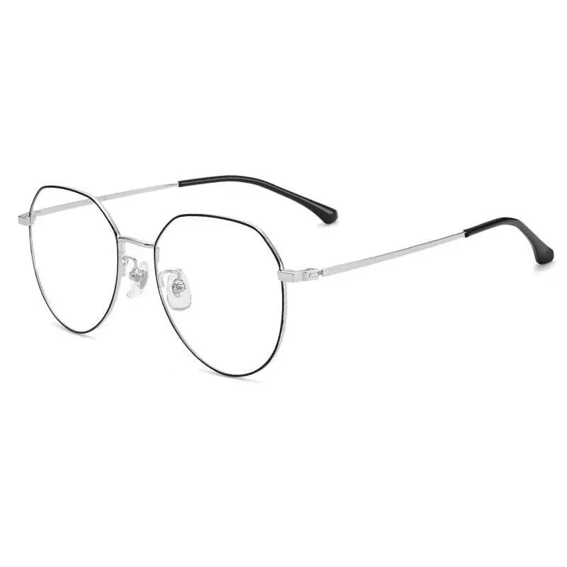 Unisex Oval Full Rim Titanium Prescription Glasses 89180 — view 2 | Rx Spectacle