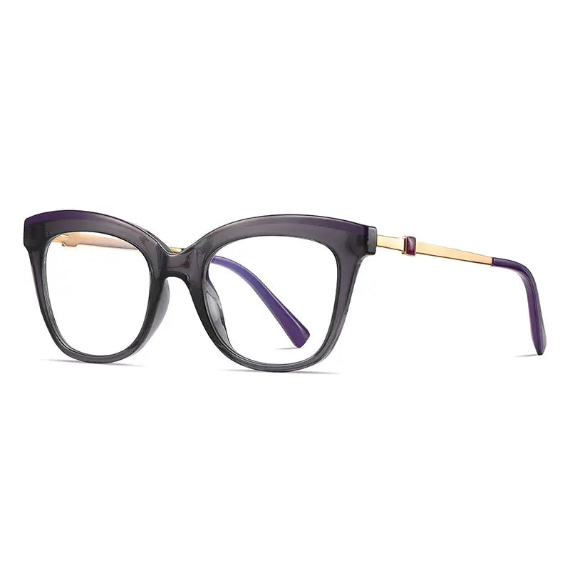 Women's Cat Eye Full Rim TR90 Prescription Glasses 72065 — view 8 | Rx Spectacle