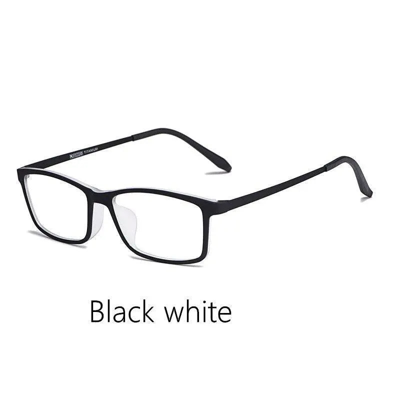 Unisex Square Full Rim Titanium Prescription Glasses HR3048 — view 4 | Rx Spectacle