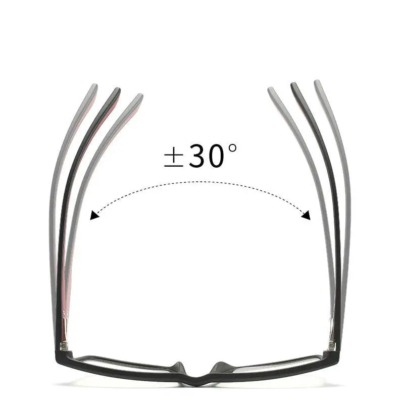Men's Square Full Rim TR90 Prescription Glasses 2388 — view 6 | Rx Spectacle
