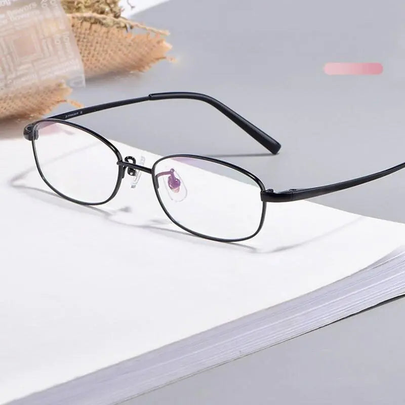 Men's Full Rim Titanium Prescription Glasses 10196 — view 7 | Rx Spectacle