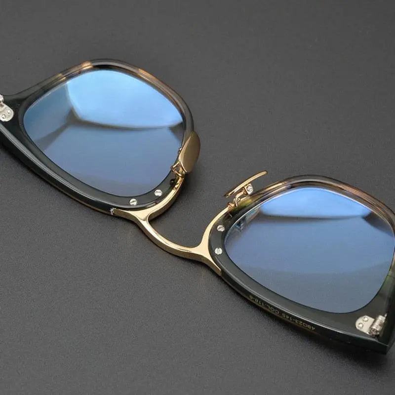 Men's Full Rim Acetate Prescription Glasses Y001 — view 3 | Rx Spectacle