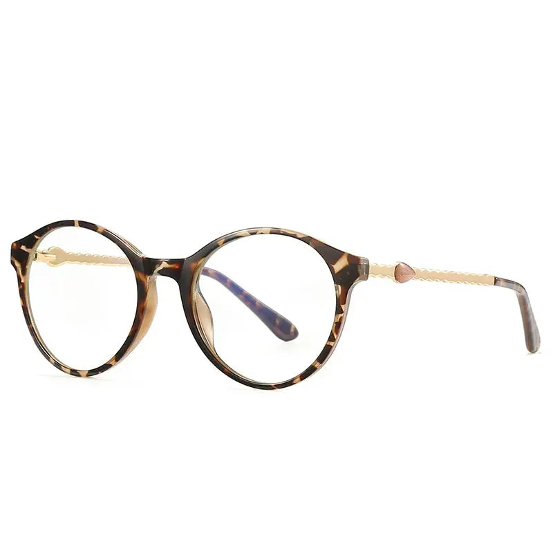 Women's Round Full Rim TR90 Prescription Glasses 942066 — view 4 | Rx Spectacle