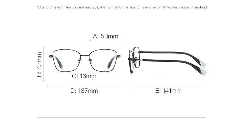 Unisex Square Full Rim Alloy Prescription Glasses 3010 — view 17 | Rx Spectacle