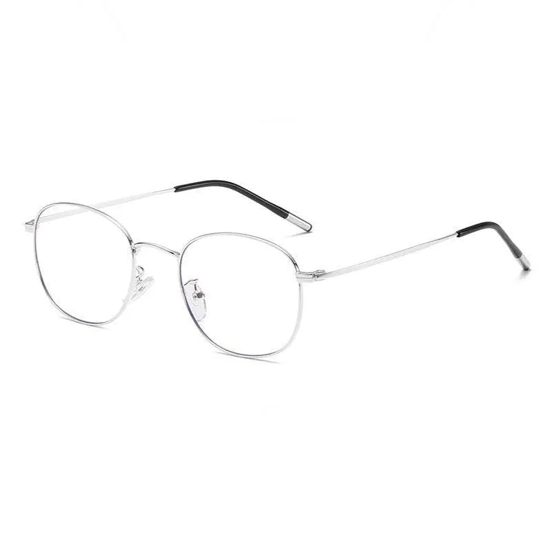 Unisex Round Full Rim Alloy Prescription Glasses 33006 — view 2 | Rx Spectacle
