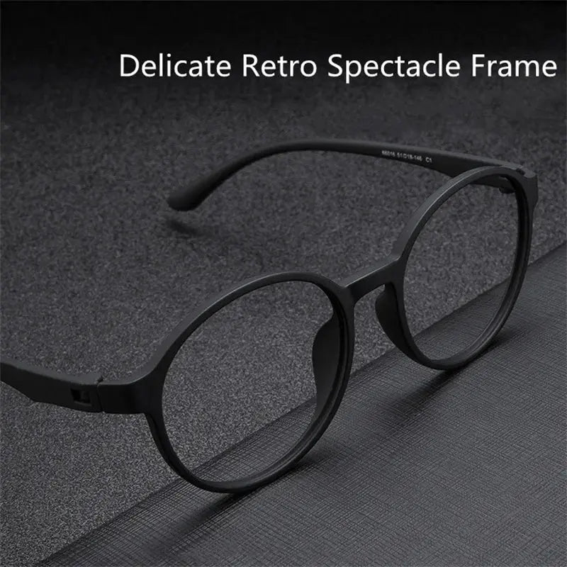 Unisex Round Full Rim TR90 Reading Glasses 66016 — view 2 | Rx Spectacle