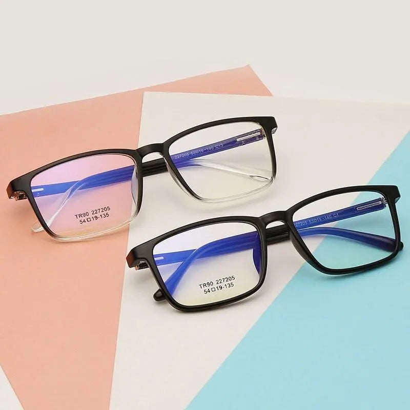 Unisex Rectangular Full Rim TR90 Prescription Glasses 227 — view 2 | Rx Spectacle