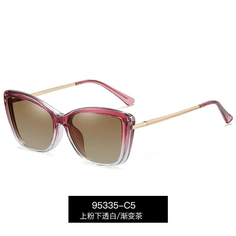 Women's Full Rim TR90 Clip-On Prescription Glasses 95335 — view 11 | Rx Spectacle