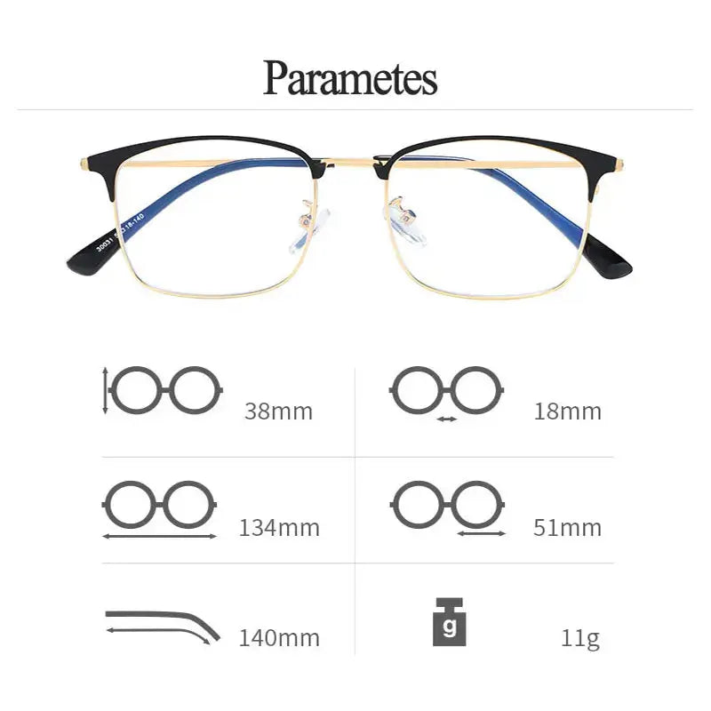 Women's Square Full Rim TR90 Prescription Glasses 30031 — view 2 | Rx Spectacle