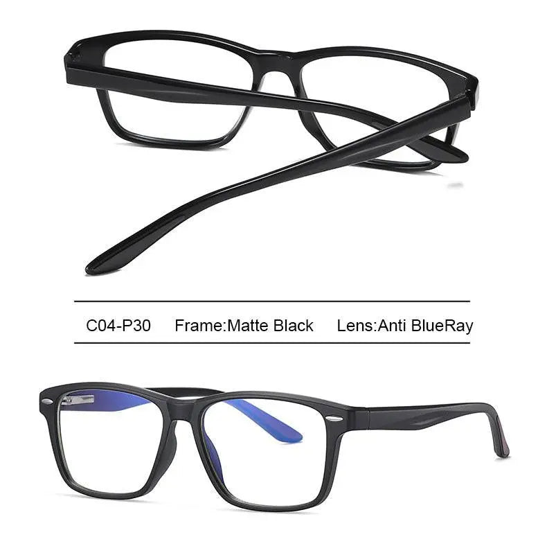 Unisex Square Full Rim TR90 Prescription Glasses 2321 — view 15 | Rx Spectacle
