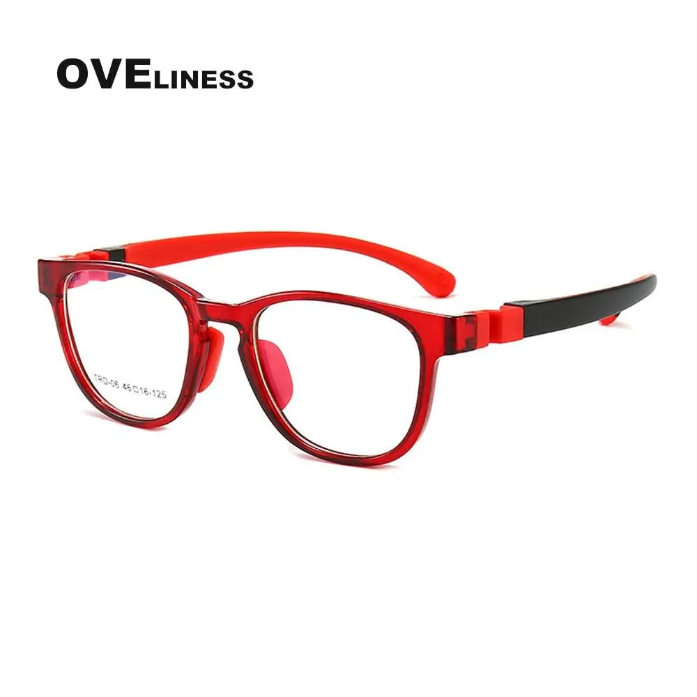 Unisex Square Full Rim Titanium Prescription Glasses Olp06 — view 7 | Rx Spectacle