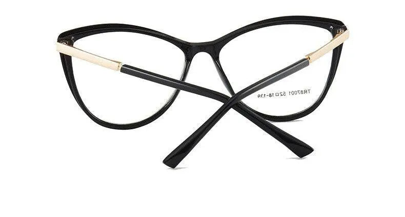 Women's Cat Eye Full Rim TR90 Prescription Glasses TR7001 — view 14 | Rx Spectacle