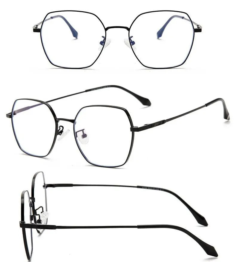 Unisex Full Rim Alloy Prescription Glasses 9339 — view 14 | Rx Spectacle