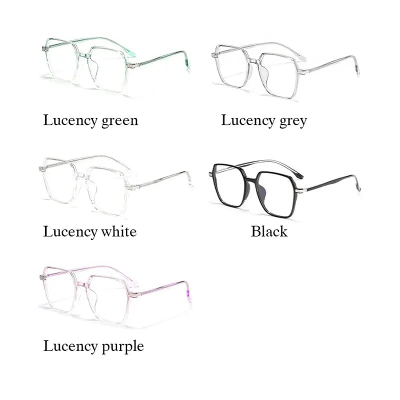 Unisex Polygon Full Rim Alloy Prescription Glasses 3700d — view 3 | Rx Spectacle