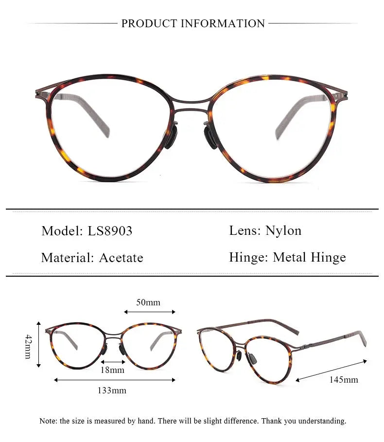 Women's Oval Full Rim Acetate Prescription Glasses 318903 — view 2 | Rx Spectacle