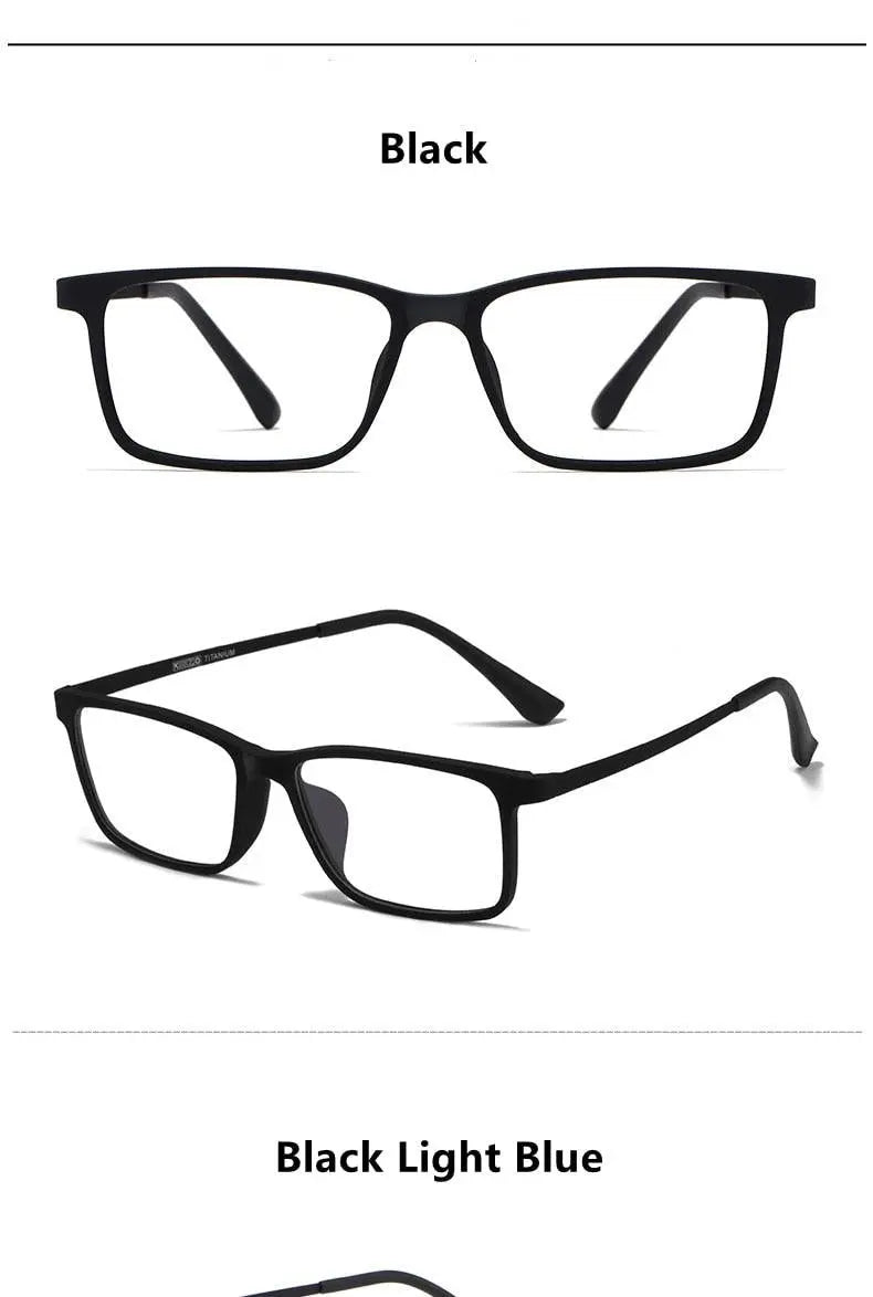 Men's Full Rim Titanium Prescription Glasses HR8085 — view 13 | Rx Spectacle