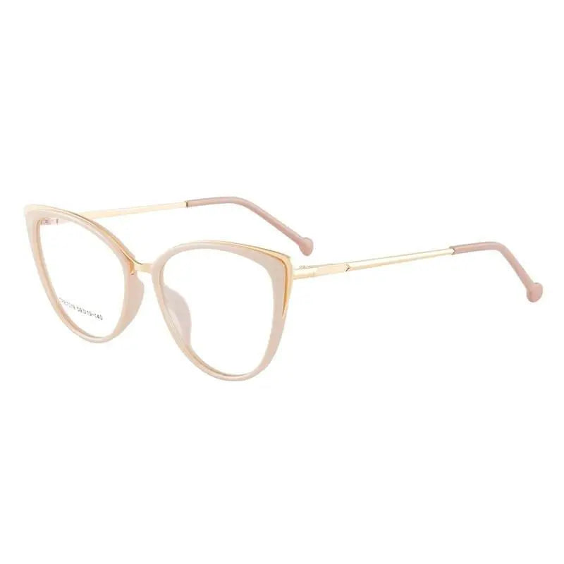 Women's Cat Eye Full Rim TR90 Prescription Glasses 7019 — view 3 | Rx Spectacle