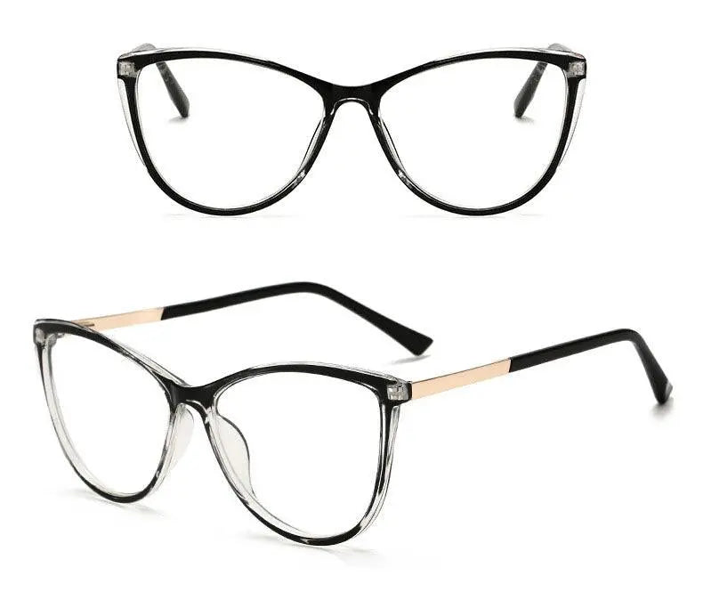 Unisex Cat Eye Full Rim Alloy Prescription Glasses 32002 — view 18 | Rx Spectacle
