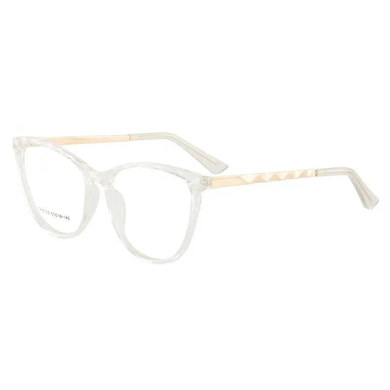 Women's Cat Eye Full Rim TR90 Prescription Glasses 7010 — view 6 | Rx Spectacle