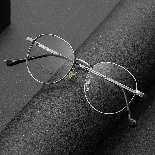 Unisex Polygon Full Rim Titanium Prescription Glasses 3933 — view 1 | Rx Spectacle