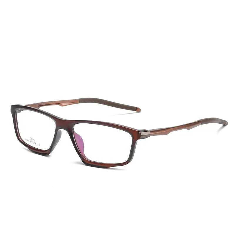 Unisex Square Full Rim TR90 Prescription Glasses 8001 — view 5 | Rx Spectacle