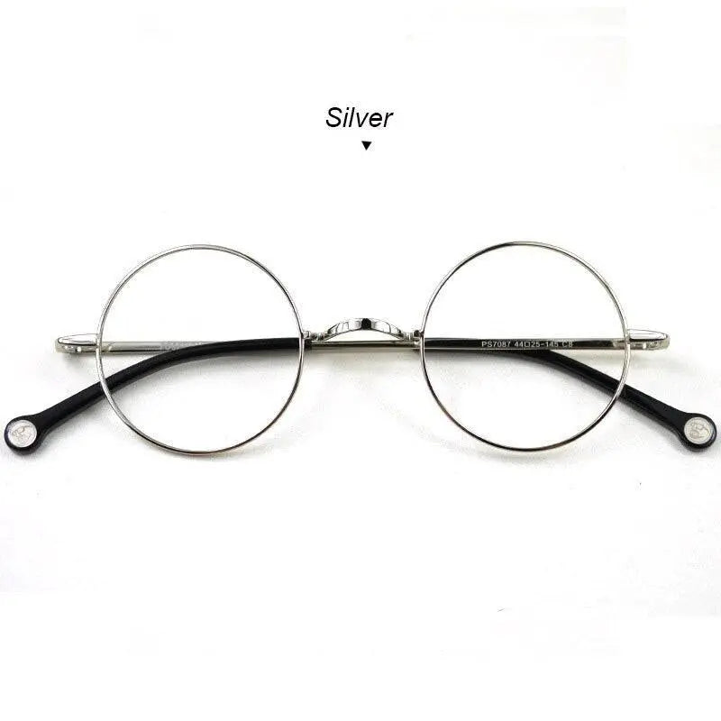 Unisex Round Full Rim Alloy Prescription Glasses Ps7087 — view 5 | Rx Spectacle