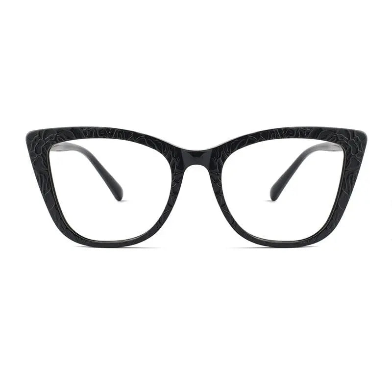 Women's Cat Eye Full Rim Acetate Prescription Glasses Z508 — view 5 | Rx Spectacle
