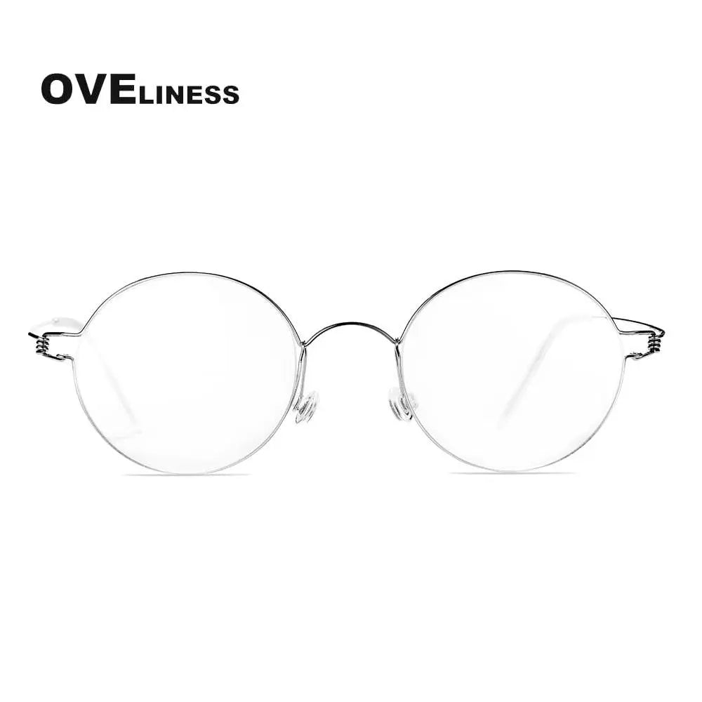 Unisex Full Rim Screwless Prescription Glasses Ols02 — view 4 | Rx Spectacle