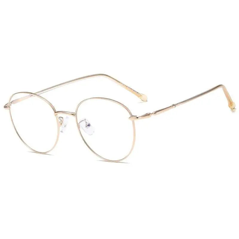 Unisex Round Full Rim Alloy Prescription Glasses 29167 — view 9 | Rx Spectacle