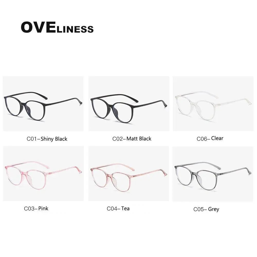 Unisex Round Full Rim Titanium Prescription Glasses 8075 — view 8 | Rx Spectacle