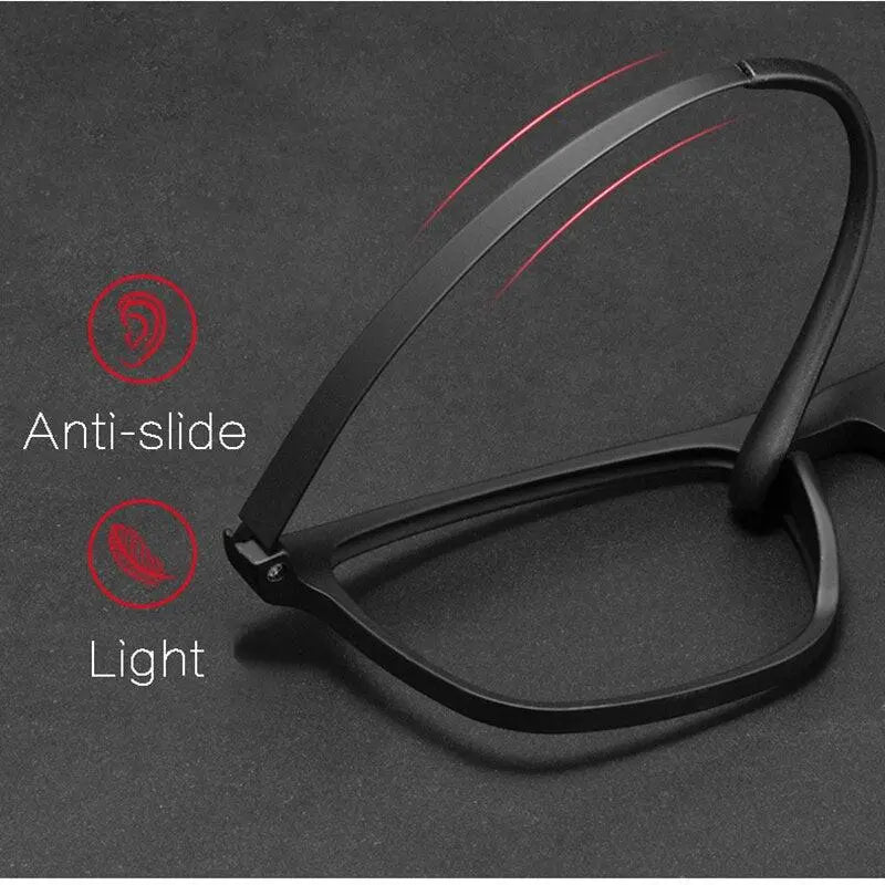 Unisex Square Full Rim TR90 Prescription Glasses Hr3068 — view 5 | Rx Spectacle