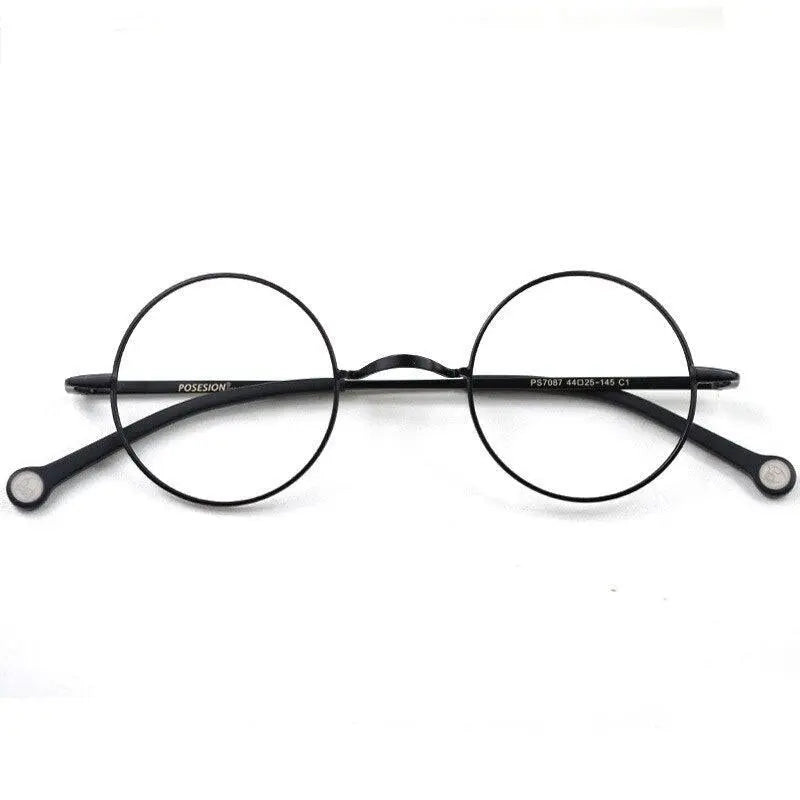 Unisex Round Full Rim Alloy Prescription Glasses Ps7087 — view 7 | Rx Spectacle
