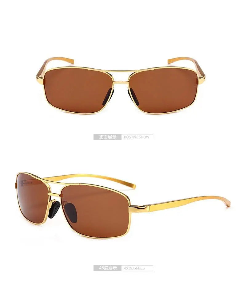 Men's Rectangular Full Rim Alloy Prescription Glasses 2458 — view 19 | Rx Spectacle