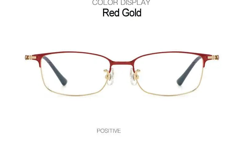 Women's Full Rim Titanium Prescription Glasses 86061 — view 20 | Rx Spectacle