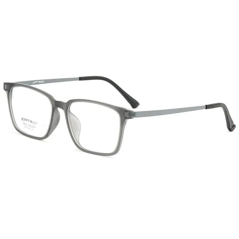 Men's Square Full Rim Titanium Prescription Glasses 9822 — view 8 | Rx Spectacle