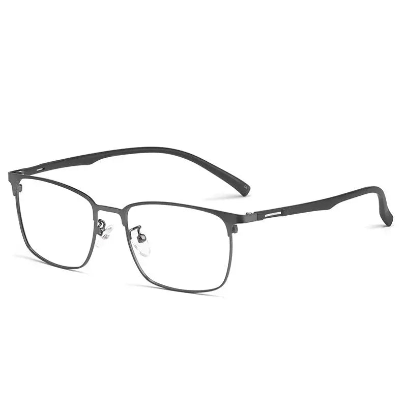 Men's Square Full Rim Alloy Prescription Glasses 5239 — view 6 | Rx Spectacle