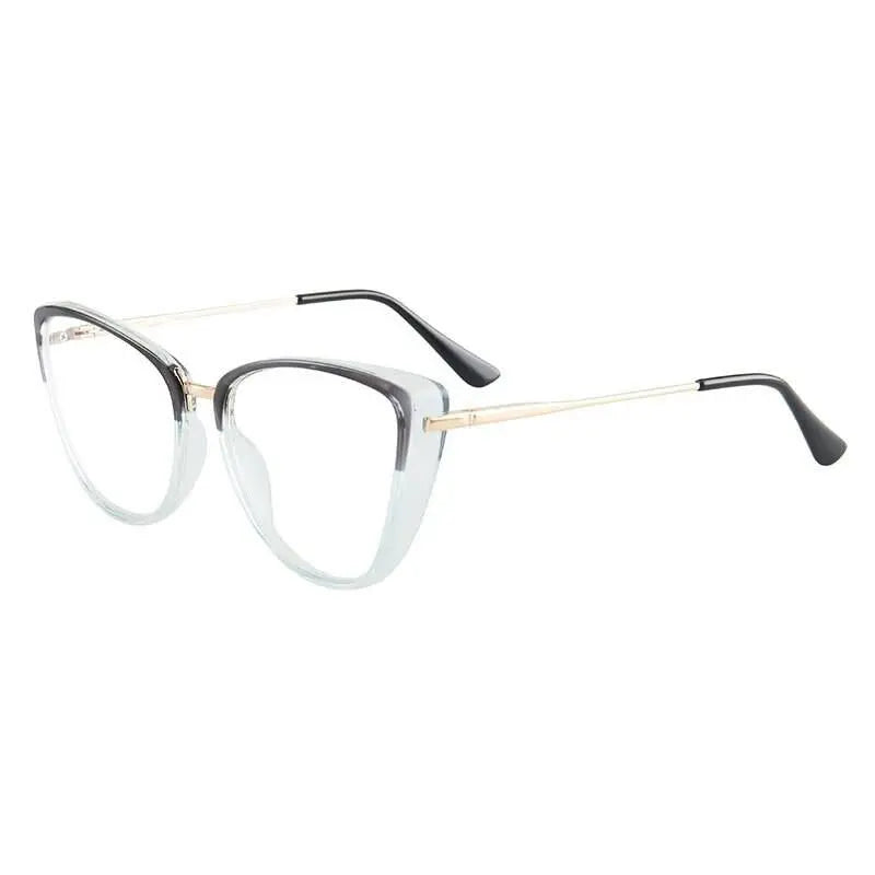 Women's Cat Eye Full Rim TR90 Prescription Glasses 7033 — view 5 | Rx Spectacle