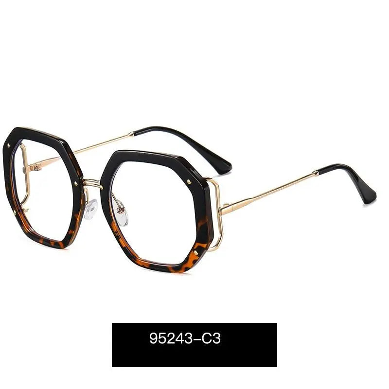 Women's Polygon Full Rim TR90 Prescription Glasses 95243 — view 3 | Rx Spectacle