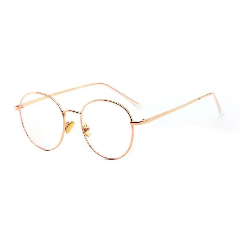 Unisex Round Full Rim Alloy Prescription Glasses 9905 — view 5 | Rx Spectacle