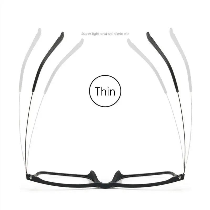 Men's Full Rim Titanium Prescription Glasses 9827 — view 5 | Rx Spectacle