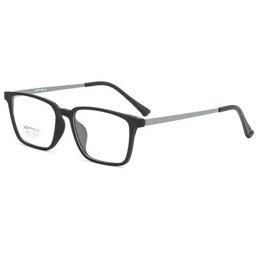 Men's Square Full Rim Titanium Prescription Glasses 9822 — view 1 | Rx Spectacle
