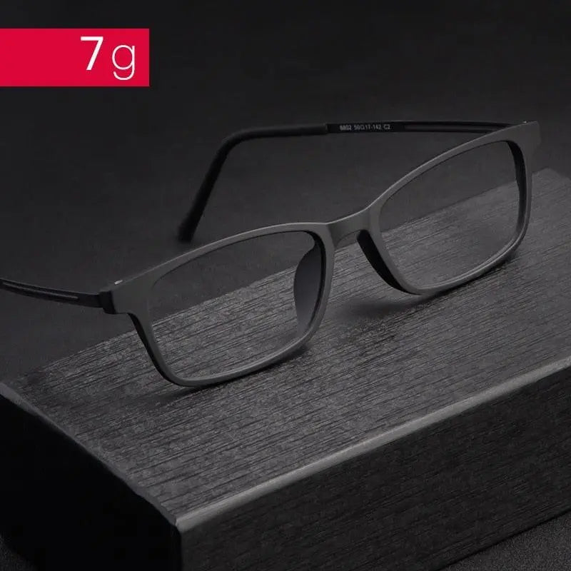 Unisex Full Rim Titanium Prescription Glasses 8802 — view 3 | Rx Spectacle