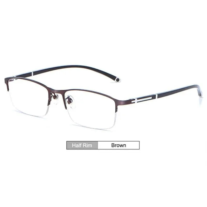 Unisex Full Rim Alloy Prescription Glasses P9211 — view 4 | Rx Spectacle