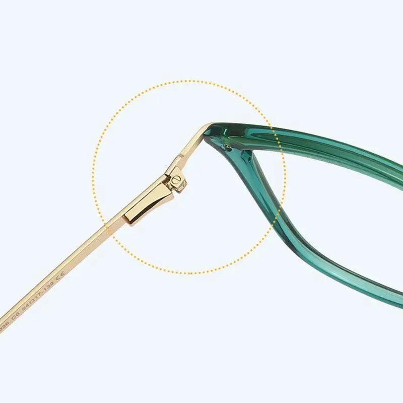 Women's Cat Eye Full Rim TR90 Prescription Glasses 2036 — view 7 | Rx Spectacle