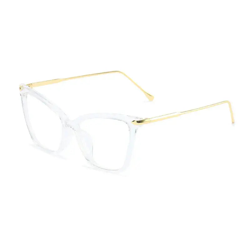 Women's Cat Eye Full Rim Alloy Prescription Glasses 97024 — view 5 | Rx Spectacle
