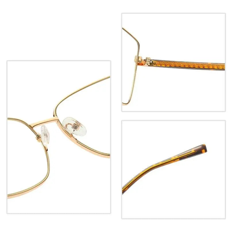 Women's Cat Eye Full Rim Alloy Prescription Glasses 3003 — view 2 | Rx Spectacle